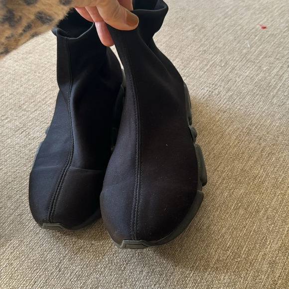 Italian made lug sole sock style chunky slip on shoe size Italian 30 or US 8 - Picture 6 of 7